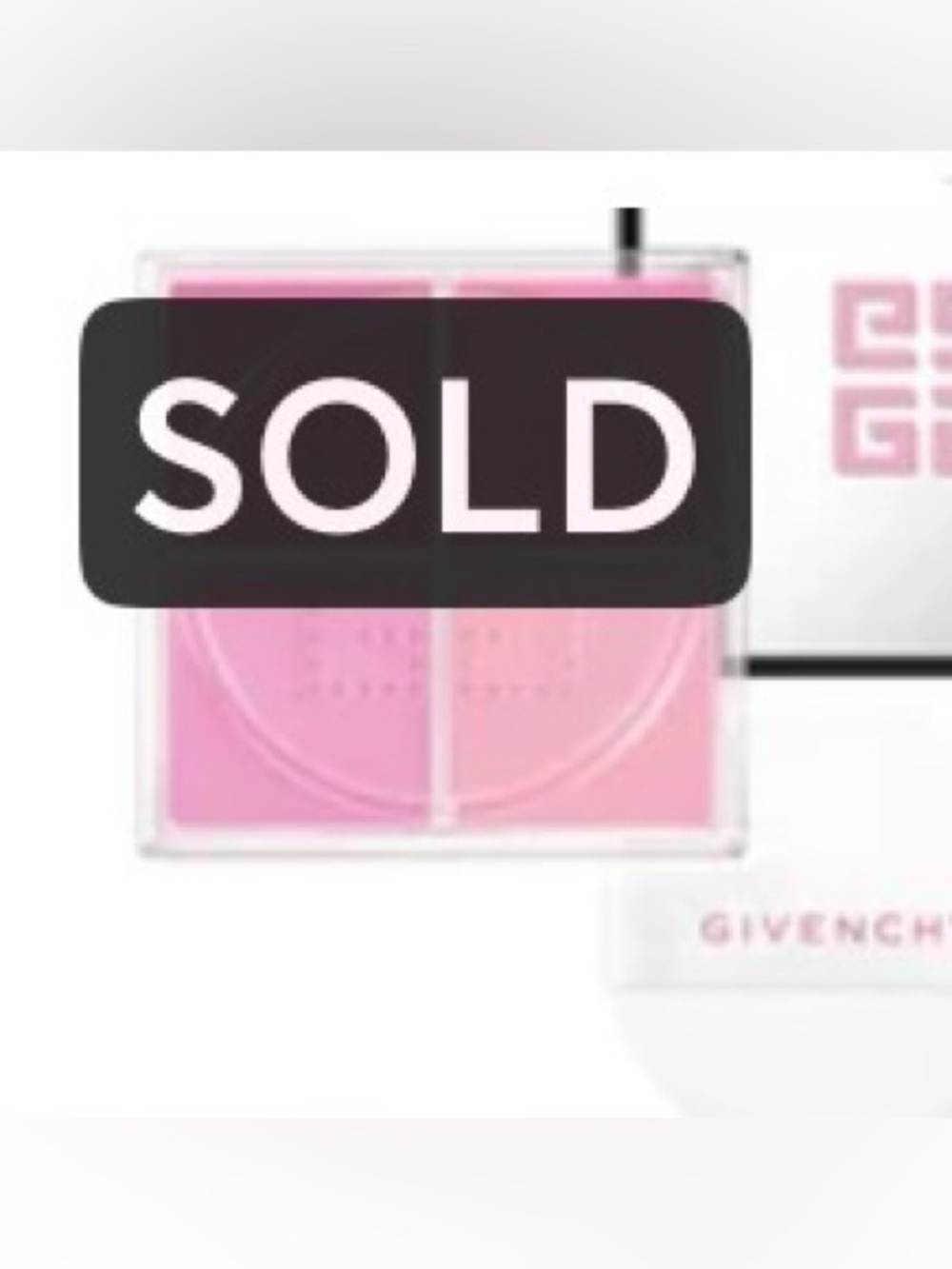 SOLD ON MERCARI, not for sale! Givenchy Pink & Lilac Compact Face Powder